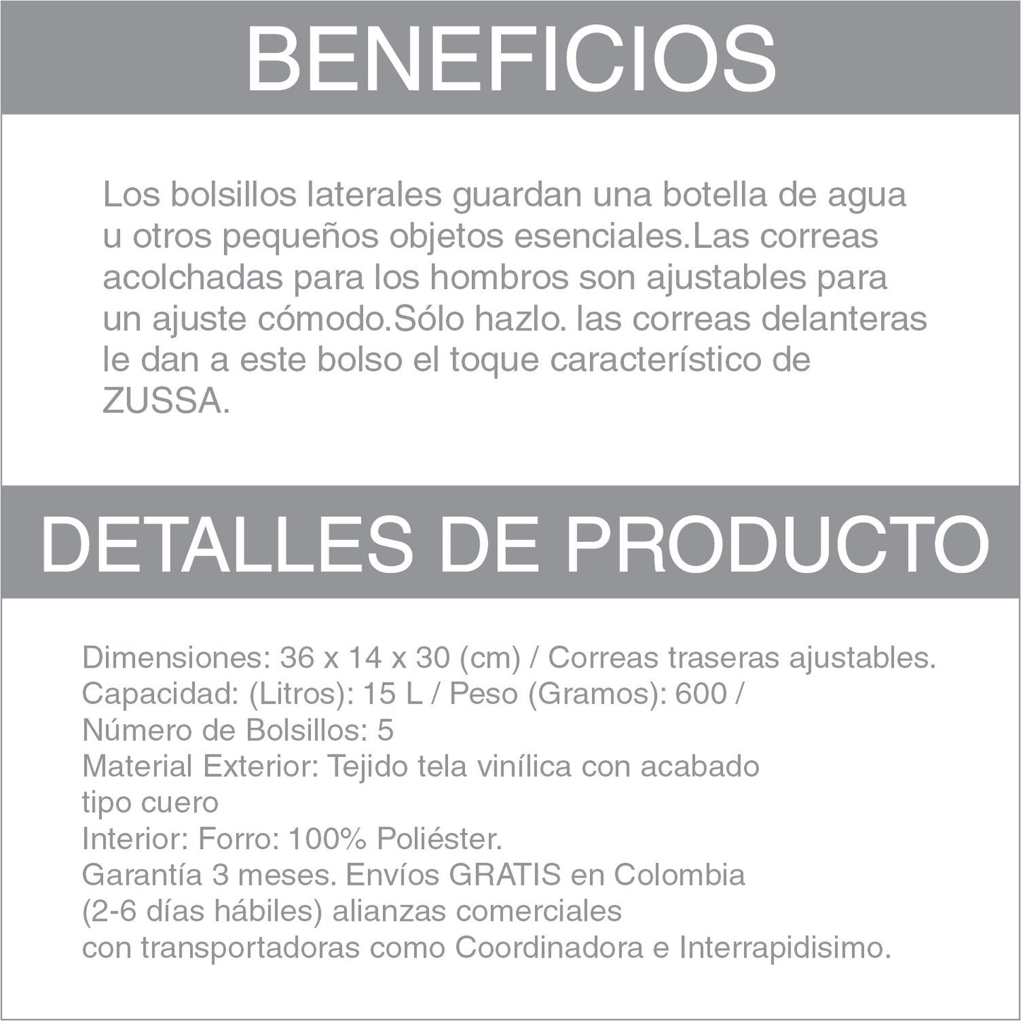 BELTBAG AZUL CELESTE - ZUSSA