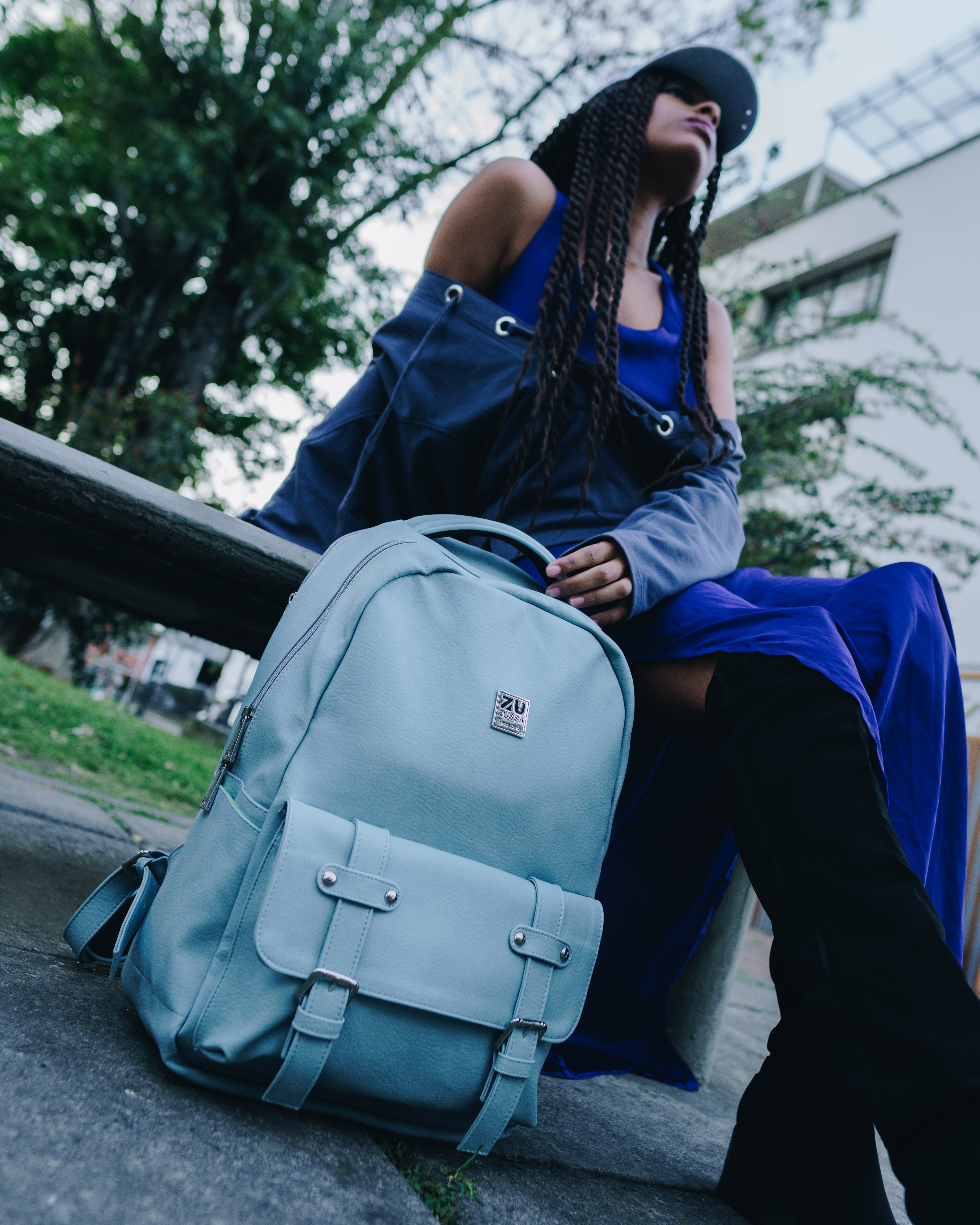 BACKPACK TITAN AZUL CELESTE - ZUSSA