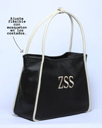 Tote Bag Lylo I Personalizado Negro x Beige