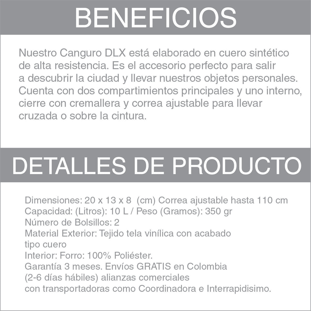 CANGUR DLX BLANCO - ZUSSA