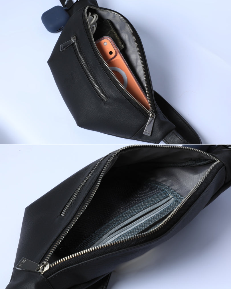 FANNY PACK-TAN NEGRO