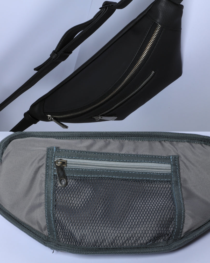 FANNY PACK-TAN NEGRO