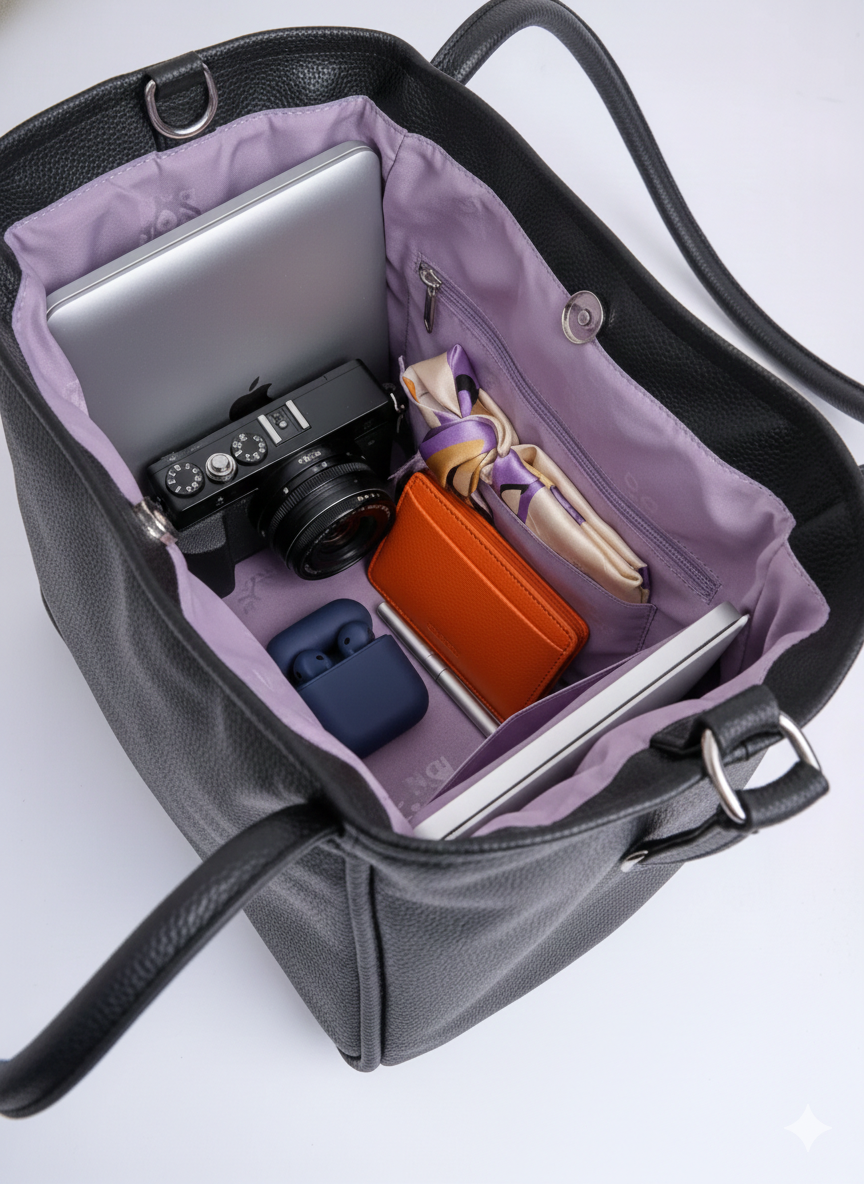 Tote Bag Lylo I Personalizado Negro