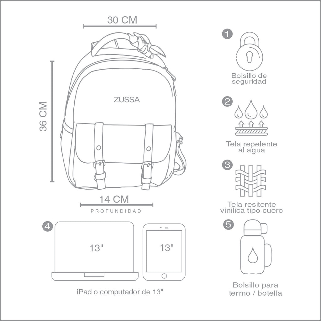 BELTBAG VERDE SELVA - ZUSSA