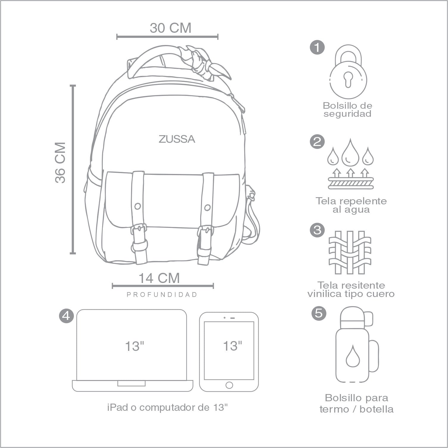 BELTBAG VERDE SELVA - ZUSSA