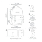 BACKPACK TITAN AZUL NAVY - ZUSSA