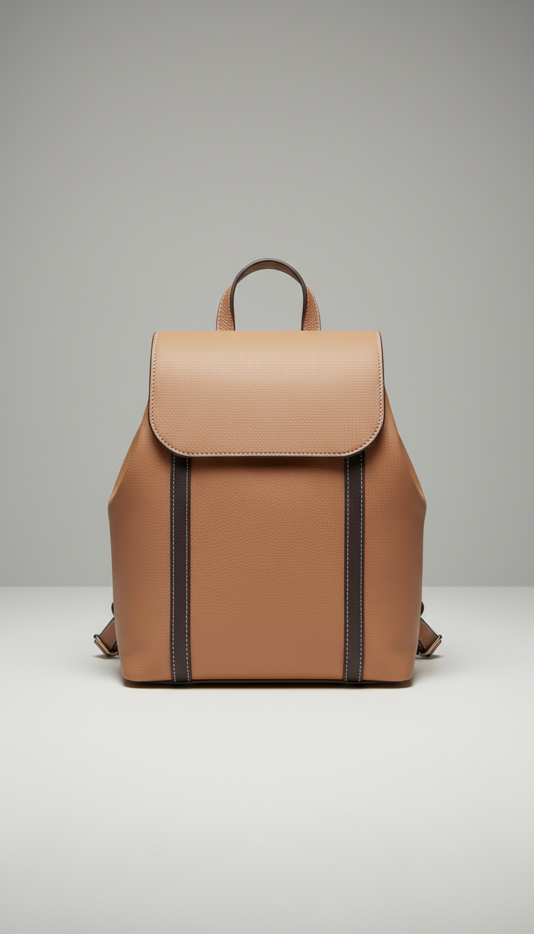Morral compacto de piel vegana