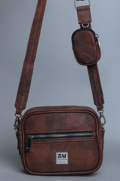 SHOULDER BAG MARRÓN - ZUSSA